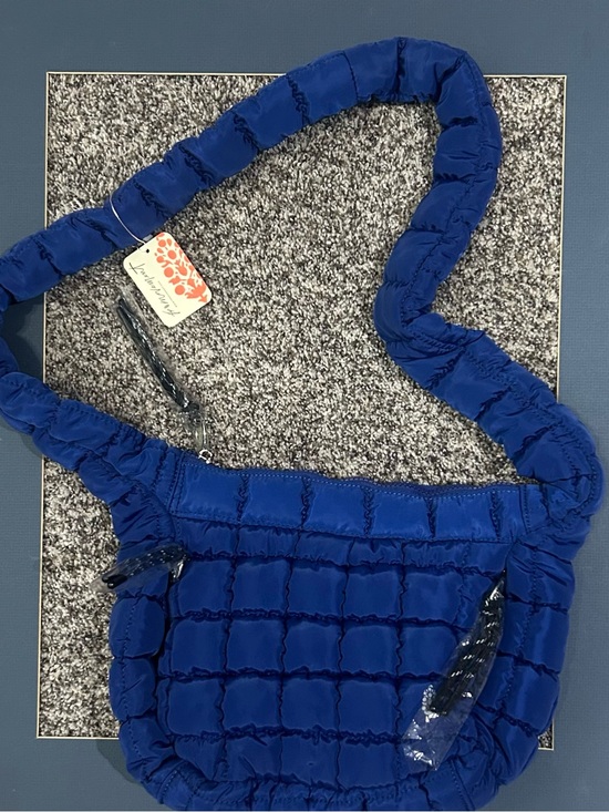FP Movement by Free People Handbags - FP Movement by Free People Quilted Nylon Crossbody Bag in Royal Blue